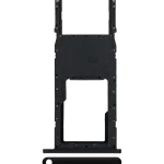Samsung Galaxy A11 İle Uyumlu Tek Sim Kart Tepsisi (A115 2020) (Siyah)