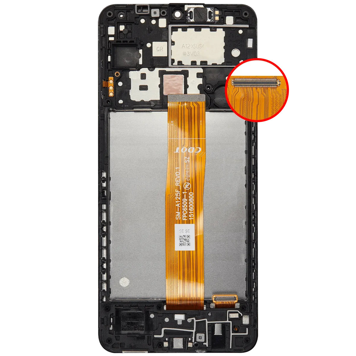 Samsung Galaxy A12 İle Uyumlu İçin Çerçeveli ekran (A125 2020) A12 Nacho (A127 2021) Orijinal (Tüm Renkler) - Görsel 5