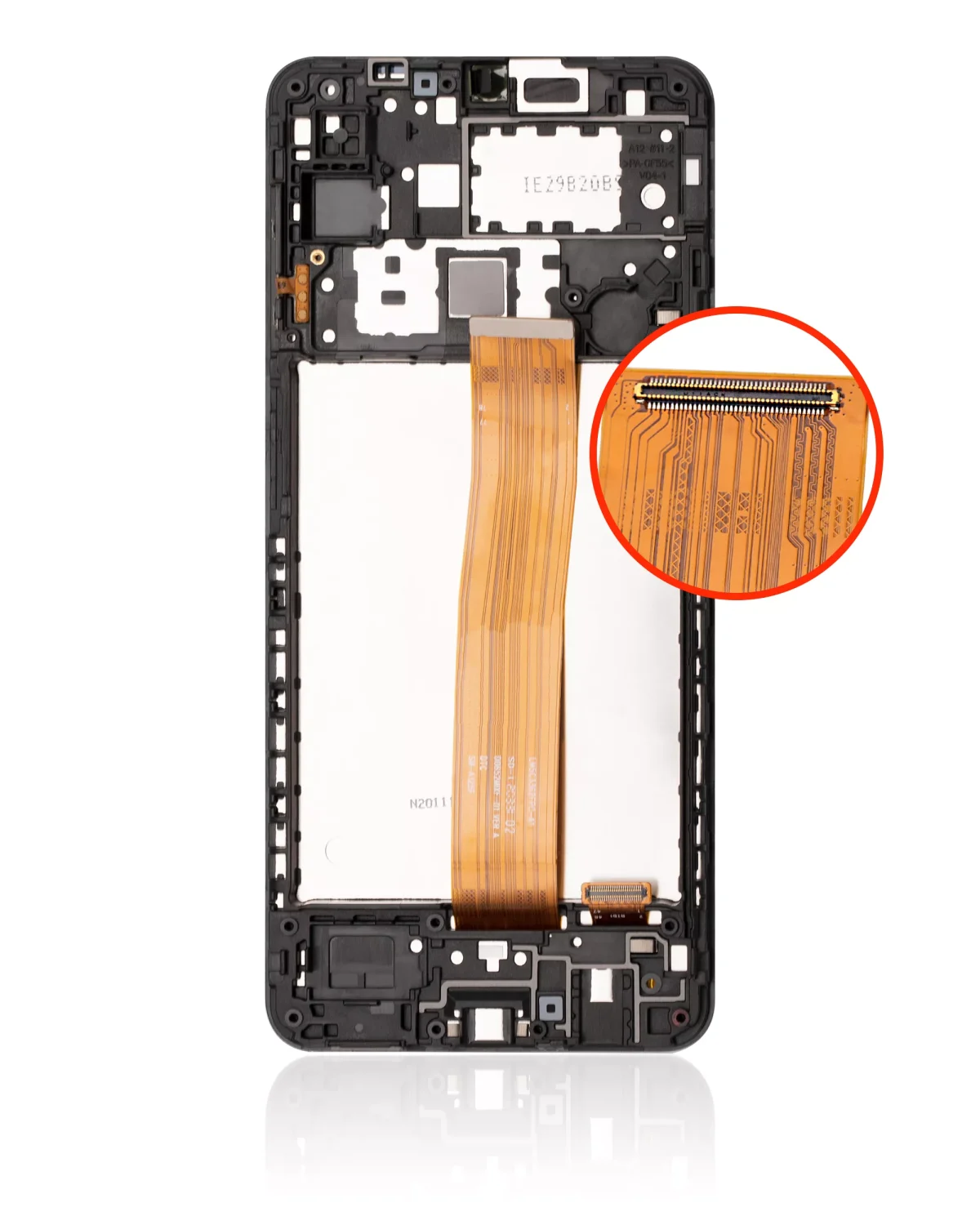 Samsung Galaxy A12 İle Uyumlu İçin Çerçeveli ekran (A125 2020) (Servis Paketi) (Tüm Renkler)  LCD Ekranı Uyumlu - Görsel 3