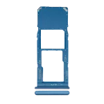Samsung Galaxy A12 İle Uyumlu Tek Sim Kart Tepsisi (A125 2020) (Mavi) - Görsel 6