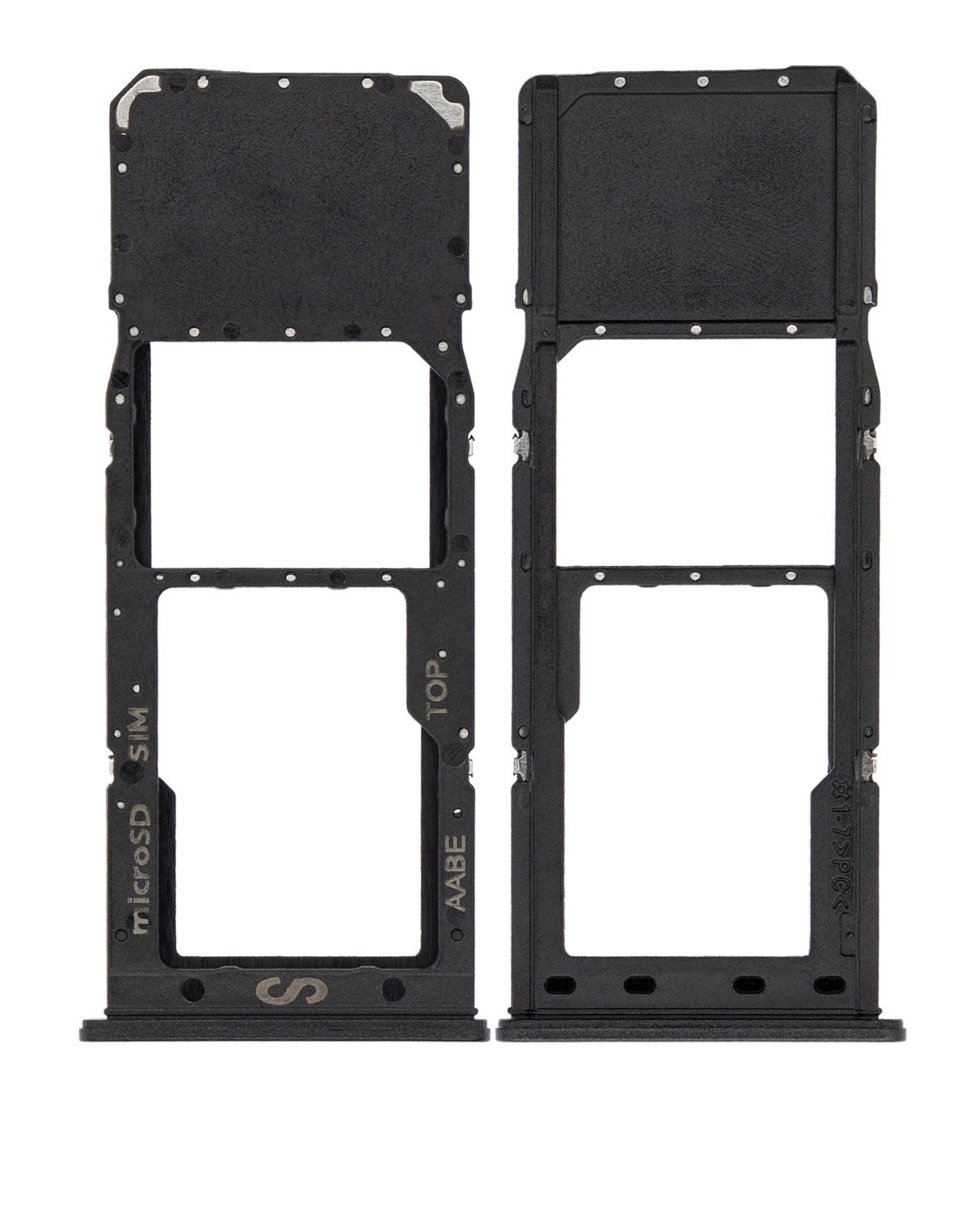 Samsung Galaxy A12 İle Uyumlu Tek Sim Kart Tepsisi (A125 2020) (Siyah) - Görsel 2