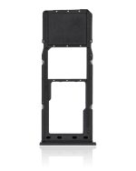 Samsung Galaxy A12 İle Uyumlu Tek Sim Kart Tepsisi (A125 2020) (Siyah) - Görsel 3