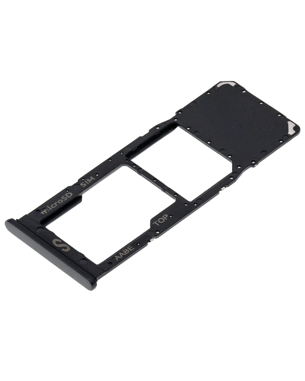 Samsung Galaxy A12 İle Uyumlu Tek Sim Kart Tepsisi (A125 2020) (Siyah) - Görsel 4