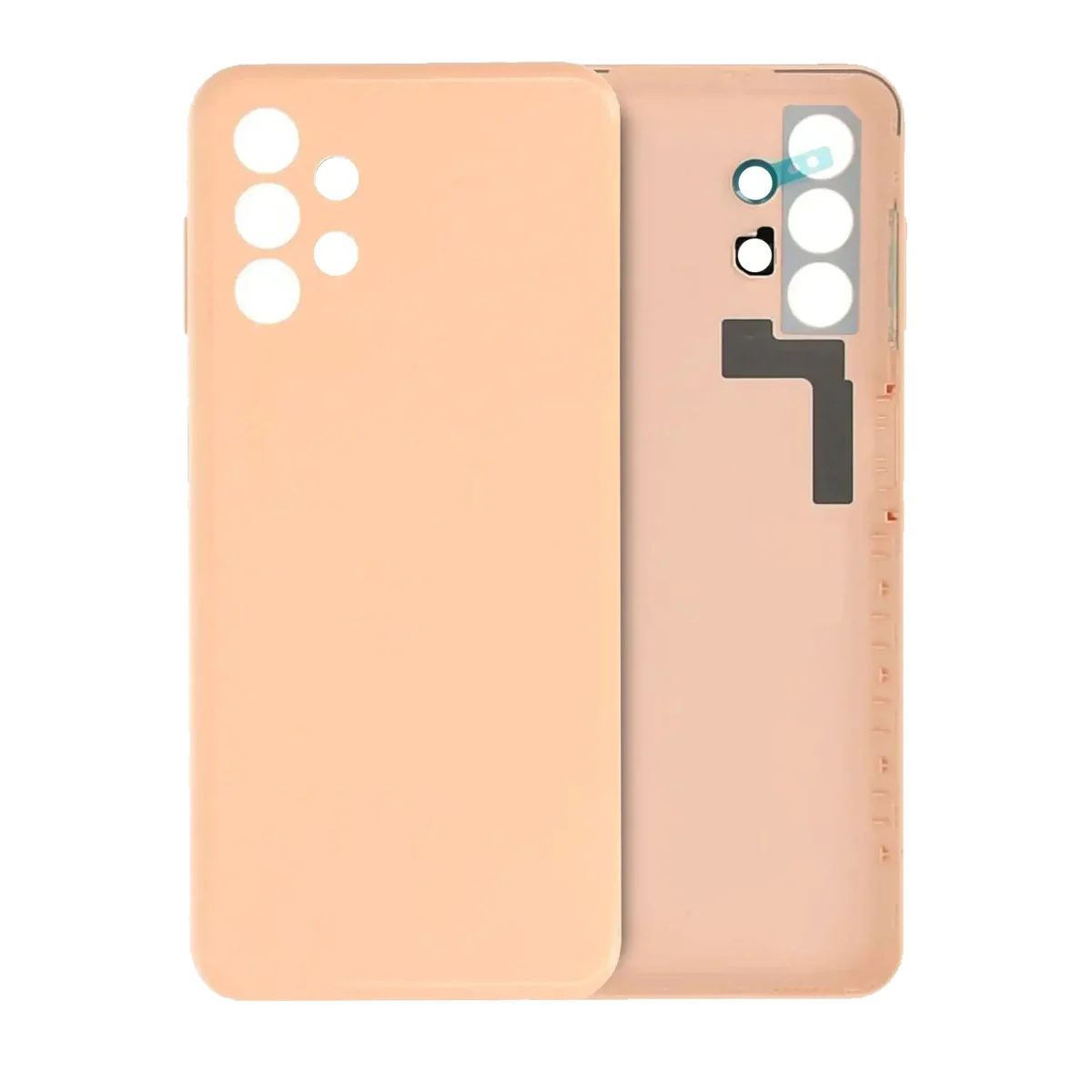 Samsung Galaxy A13 4G İle Uyumlu Arka Kapak Camı (A135 2022) (Servis Paketi) (Şeftali) - Görsel 2