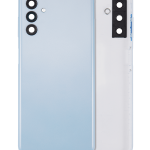 Samsung Galaxy A13 5G İle Uyumlu Arka Kapak Camı Kamera Lensli (A136 2021) (Servis Paketi) (Mavi)