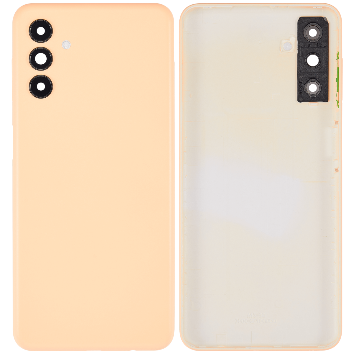 Samsung Galaxy A13 5G İle Uyumlu Arka kapak Cam (A136 2021) (Aftermarket Plus) (Altın) - Görsel 2