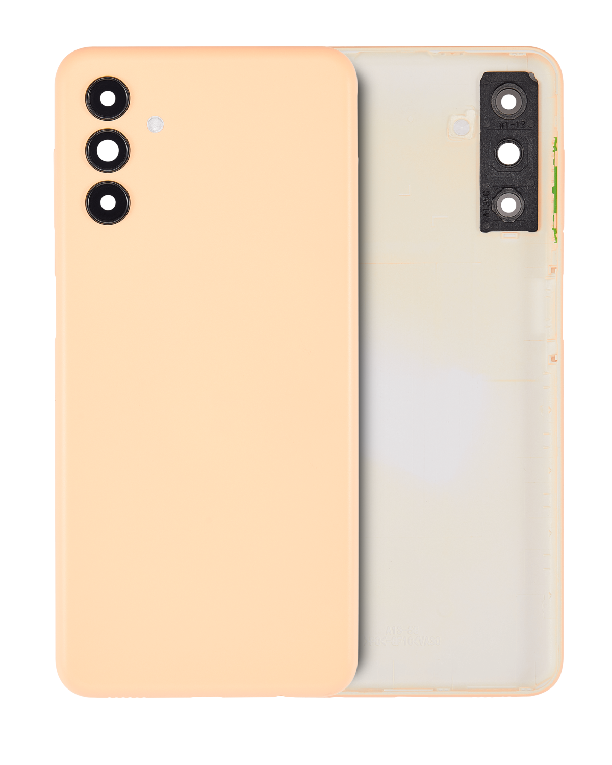 Samsung Galaxy A13 5G İle Uyumlu Arka kapak Cam (A136 2021) (Aftermarket Plus) (Altın)