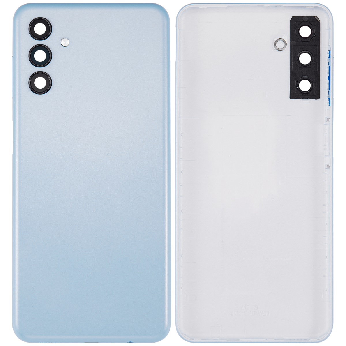 Samsung Galaxy A13 5G İle Uyumlu Arka kapak Cam (A136 2021) (Aftermarket Plus) (Mavi) - Görsel 2