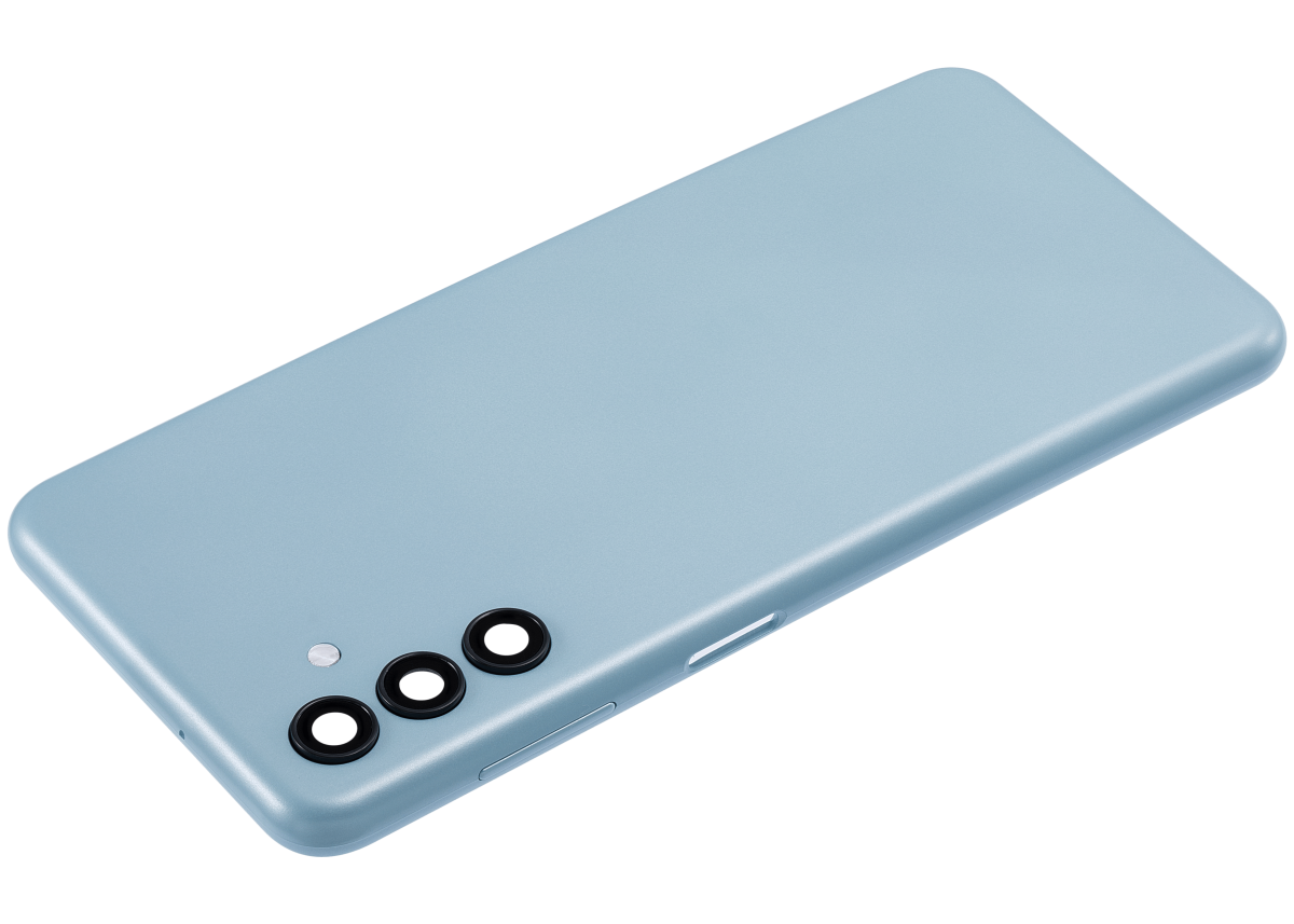 Samsung Galaxy A13 5G İle Uyumlu Arka kapak Cam (A136 2021) (Aftermarket Plus) (Mavi) - Görsel 5