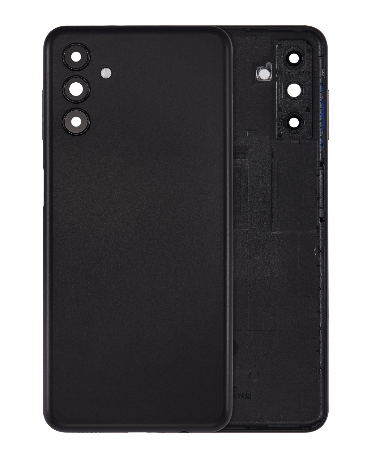 Samsung Galaxy A13 5G İle Uyumlu Arka kapak Cam (A136 2021) (Aftermarket Plus) (Siyah)