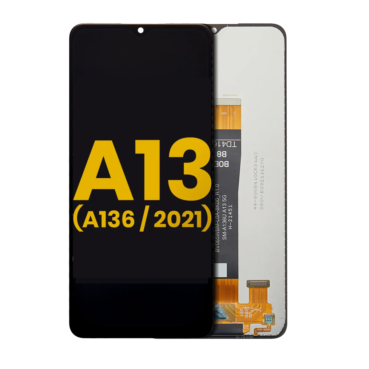 Samsung Galaxy A13 5G İle Uyumlu Çerçevesiz ekran LCD Ekranı (A136 2021) Orijinal (Tüm Renkler) - Görsel 2