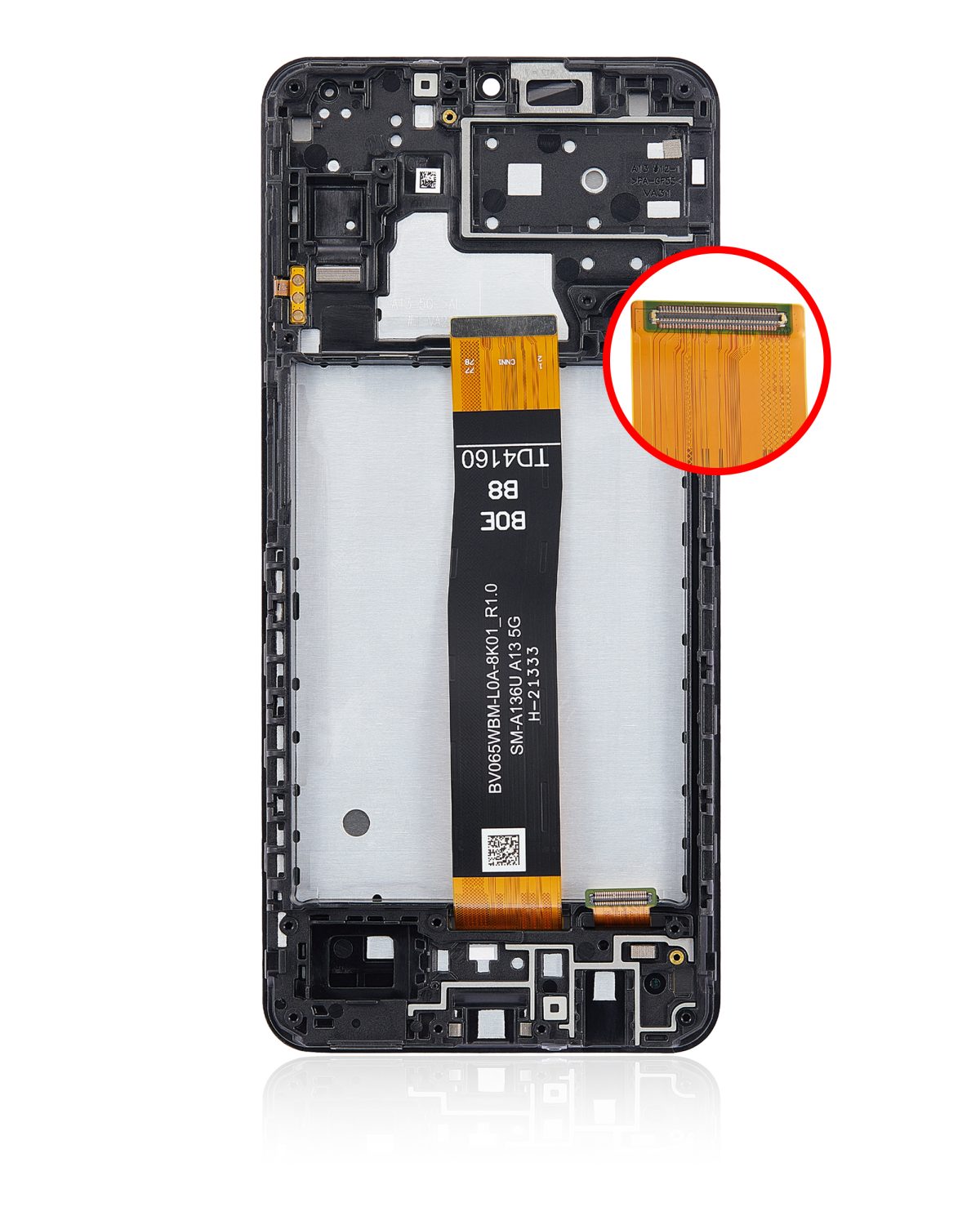 Samsung Galaxy A13 5G İle Uyumlu İçin Çerçeveli ekran (A136U 2021) Orijinal (Tüm Renkler)  LCD Ekranı Uyumlu - Görsel 5