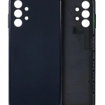 Samsung Galaxy A13 Arka İle Uyumlu kapak Cam (A135 2022) (Aftermarket Plus) (Siyah)