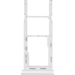 Samsung Galaxy A13 İle Uyumlu Çift Sim Kart Tepsisi (A135 2022) (Beyaz)