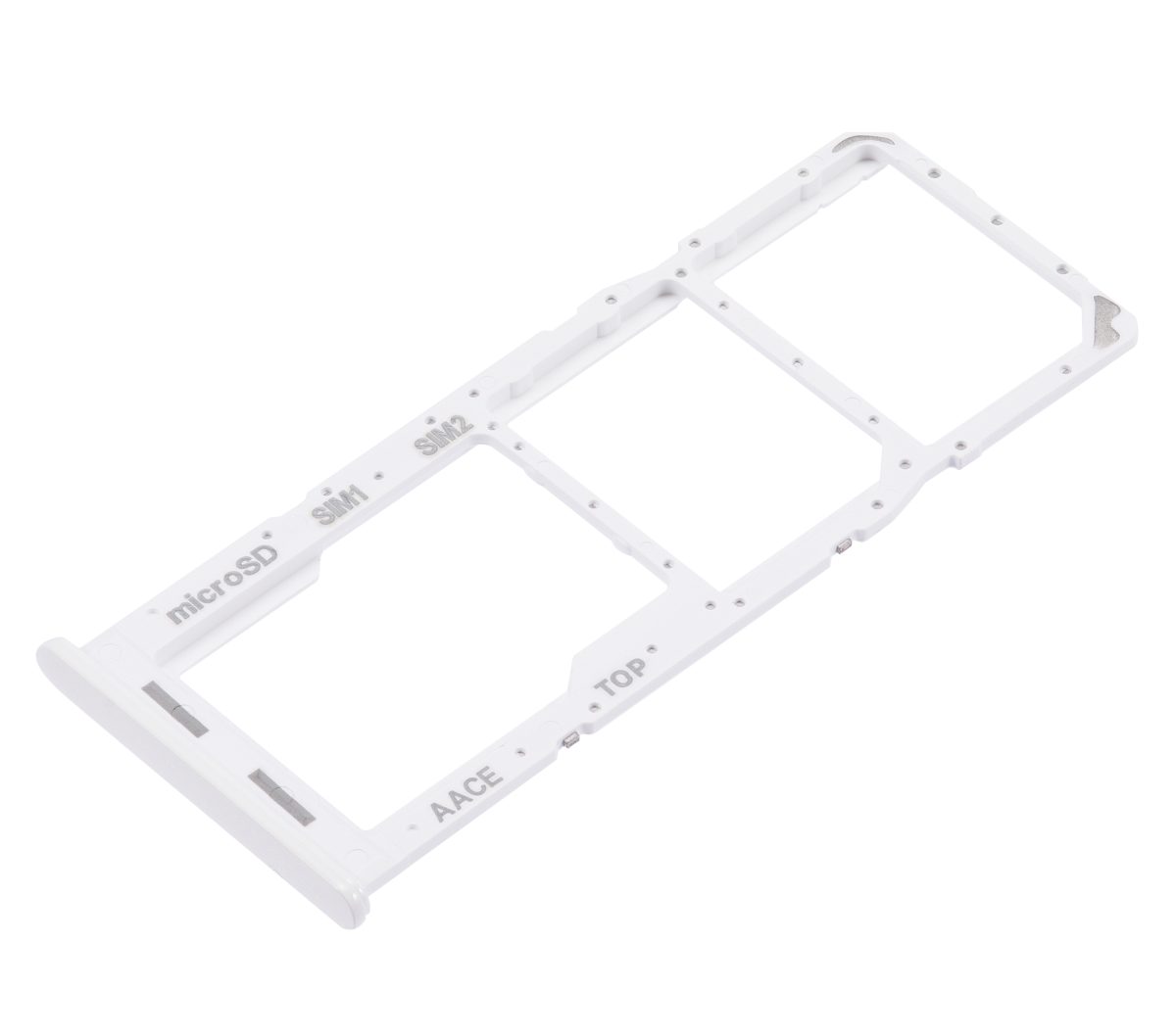 Samsung Galaxy A13 İle Uyumlu Çift Sim Kart Tepsisi (A135 2022) (Beyaz) - Görsel 5
