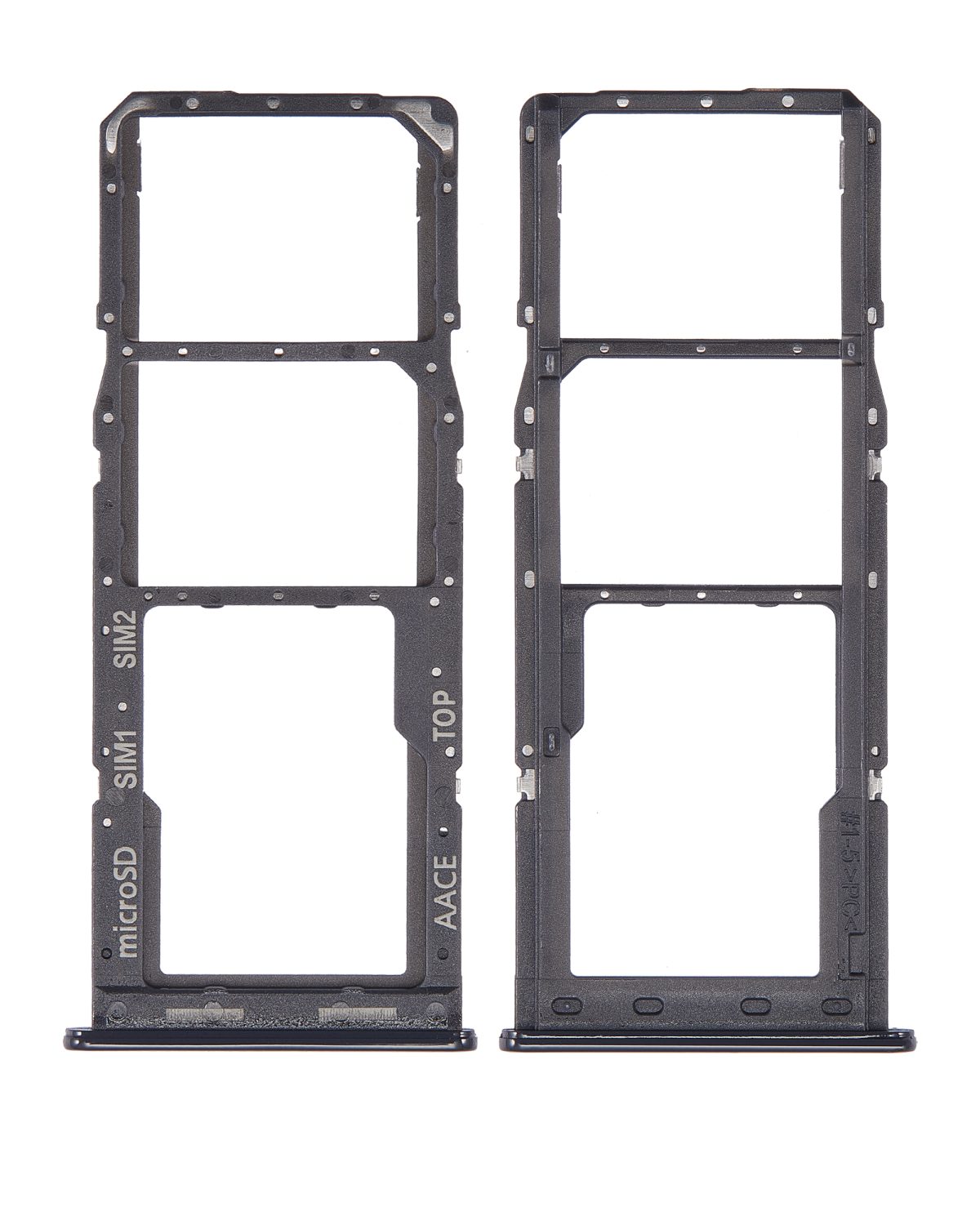 Samsung Galaxy A13 İle Uyumlu Çift Sim Kart Tepsisi (A135 2022) (Siyah) - Görsel 2