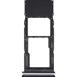 Samsung Galaxy A13 İle Uyumlu Tek Sim Kart Tepsisi (A135 2022) (Siyah)