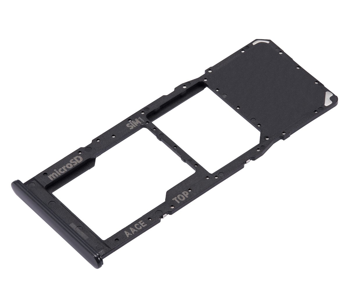 Samsung Galaxy A13 İle Uyumlu Tek Sim Kart Tepsisi (A135 2022) (Siyah) - Görsel 5