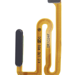 Samsung Galaxy A13 Parmak İle Uyumlu İzi Esnek Kablo (A135 2022) A13 5G (A136 2021) (Siyah)