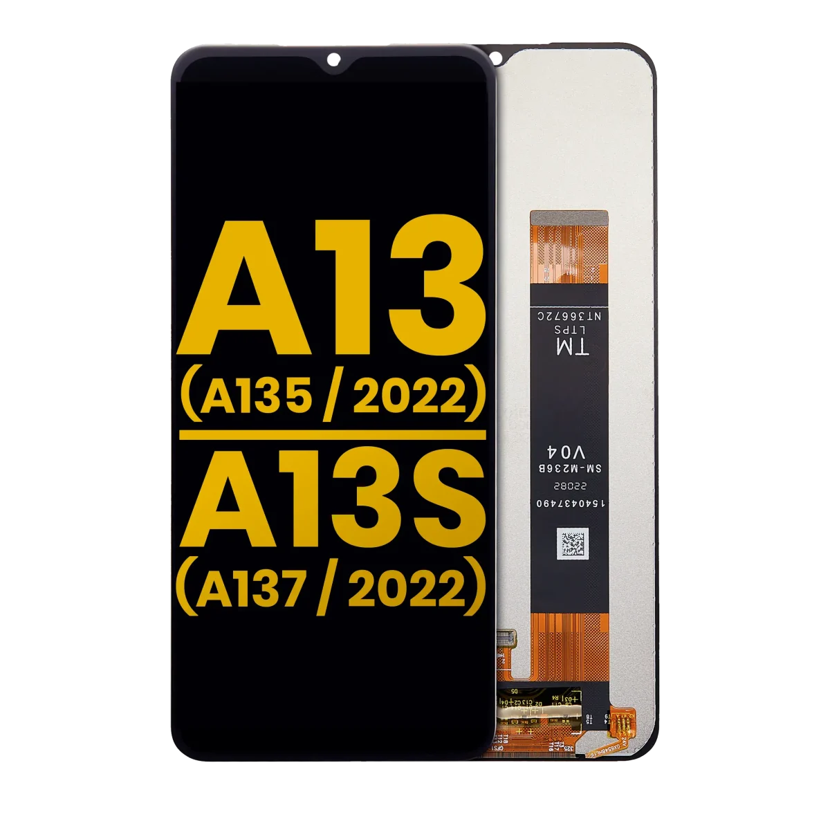 Samsung Galaxy A13s 4G İle Uyumlu Çerçevesiz ekran LCD Ekranı (A135 2022) A13s (A137 2022) Orijinal (Tüm Renkler)