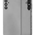 Samsung Galaxy A14 4G İle Uyumlu Arka Kapak Camı Kamera Lensli (A145 2023) (Servis Paketi) (Gümüş)