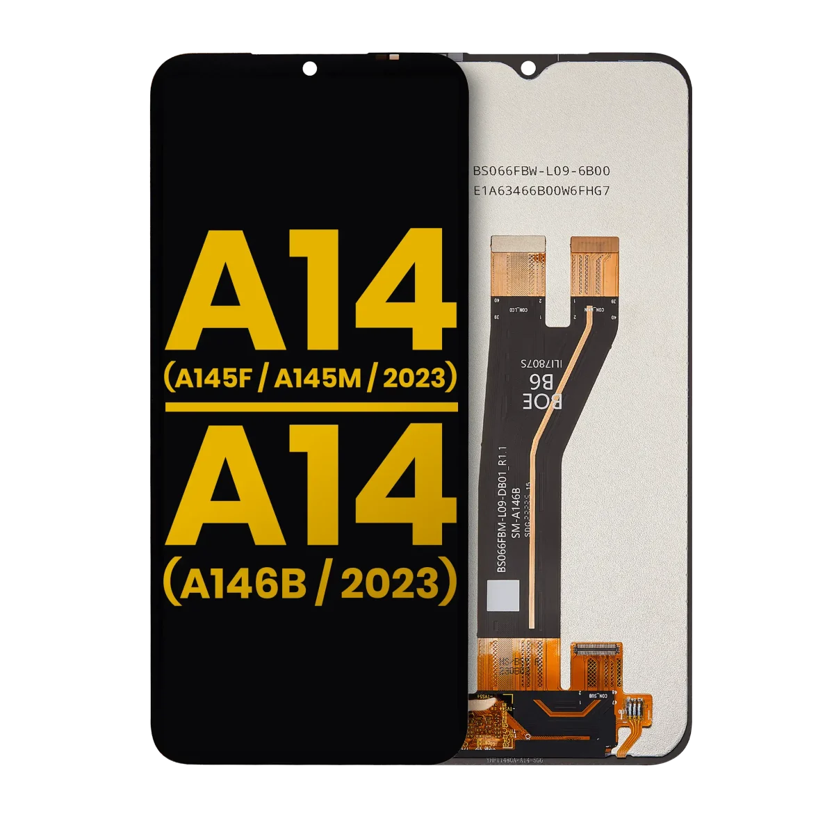 Samsung Galaxy A14 4G İle Uyumlu Çerçevesiz ekran LCD Ekranı (A145F A145M 2023) A14 5G (A146B 2023) (Uluslararası Sürüm) Orijinal (Tüm Renkler)