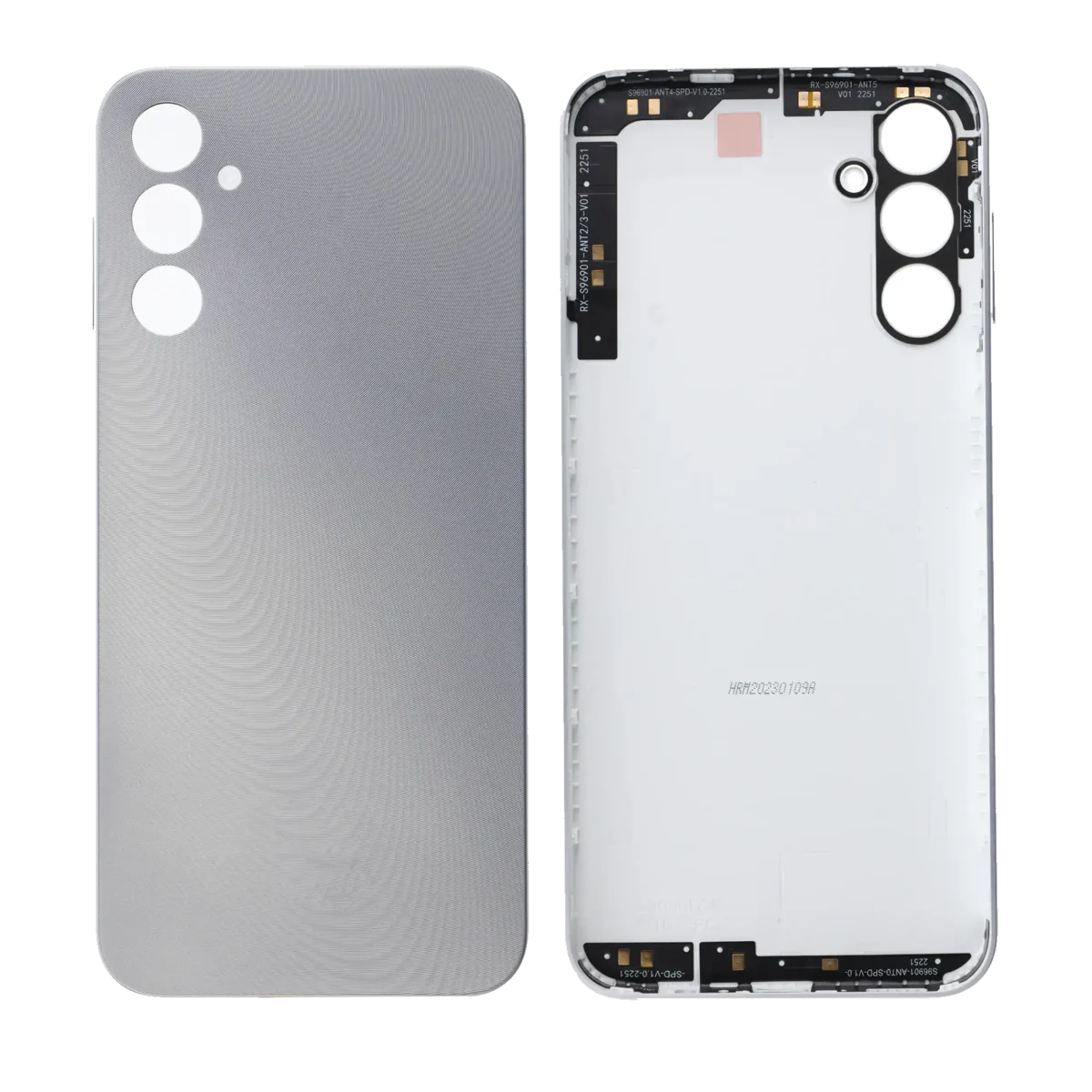 Samsung Galaxy A14 5G İle Uyumlu Arka Kapak Camı (A146 2023) (Servis Paketi) (Gümüş) - Görsel 5