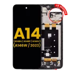 Samsung Galaxy A14 5G İle Uyumlu İçin Çerçeveli ekran (A146U A146P A146V A146W 2023) (ABD Sürümü) Orijinal (Tüm Renkler)  LCD Ekranı