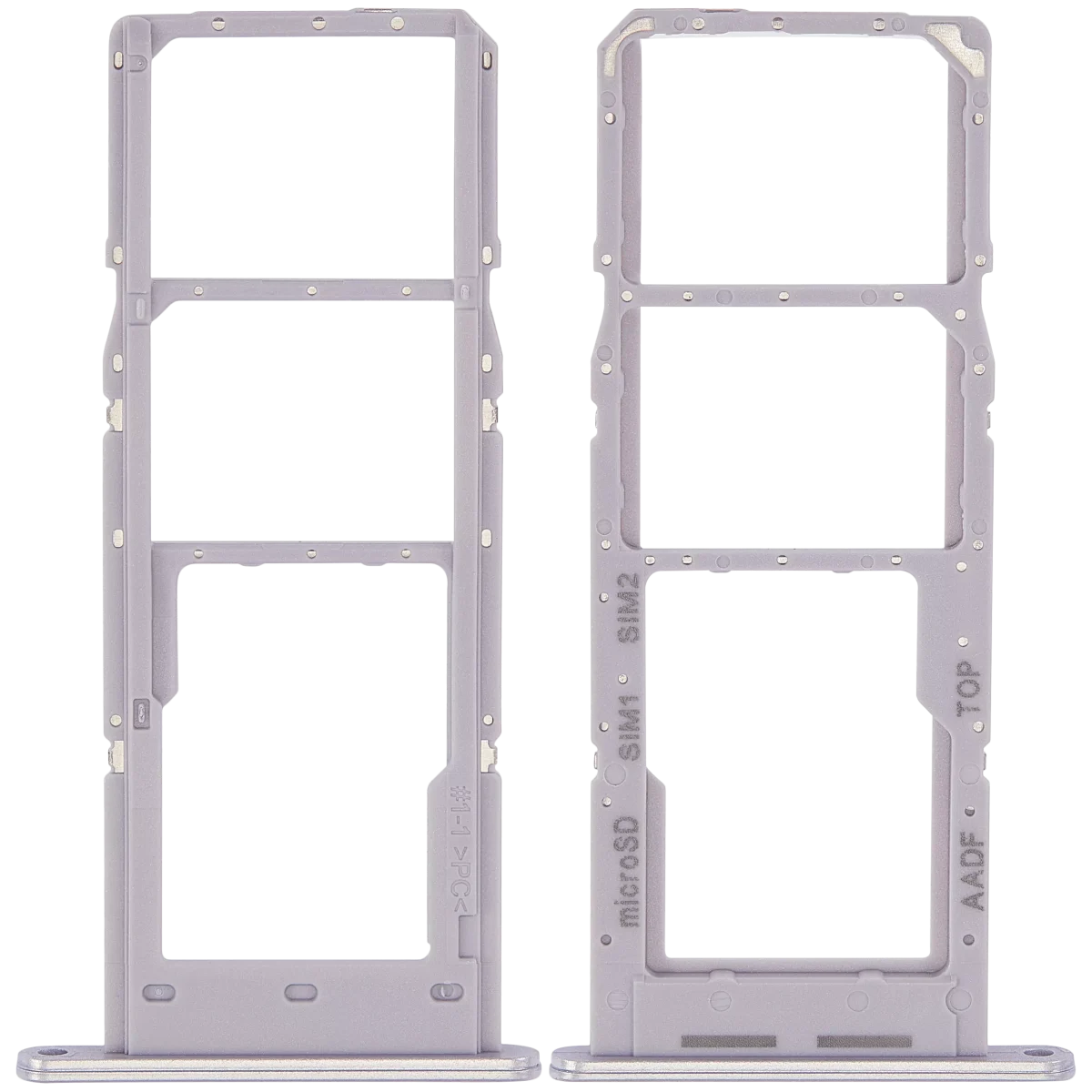 Samsung Galaxy A14 5G İle Uyumlu İle Uyumlu Çift Sim Kart Tepsisi (A146F 2023) (Gümüş) - Görsel 2