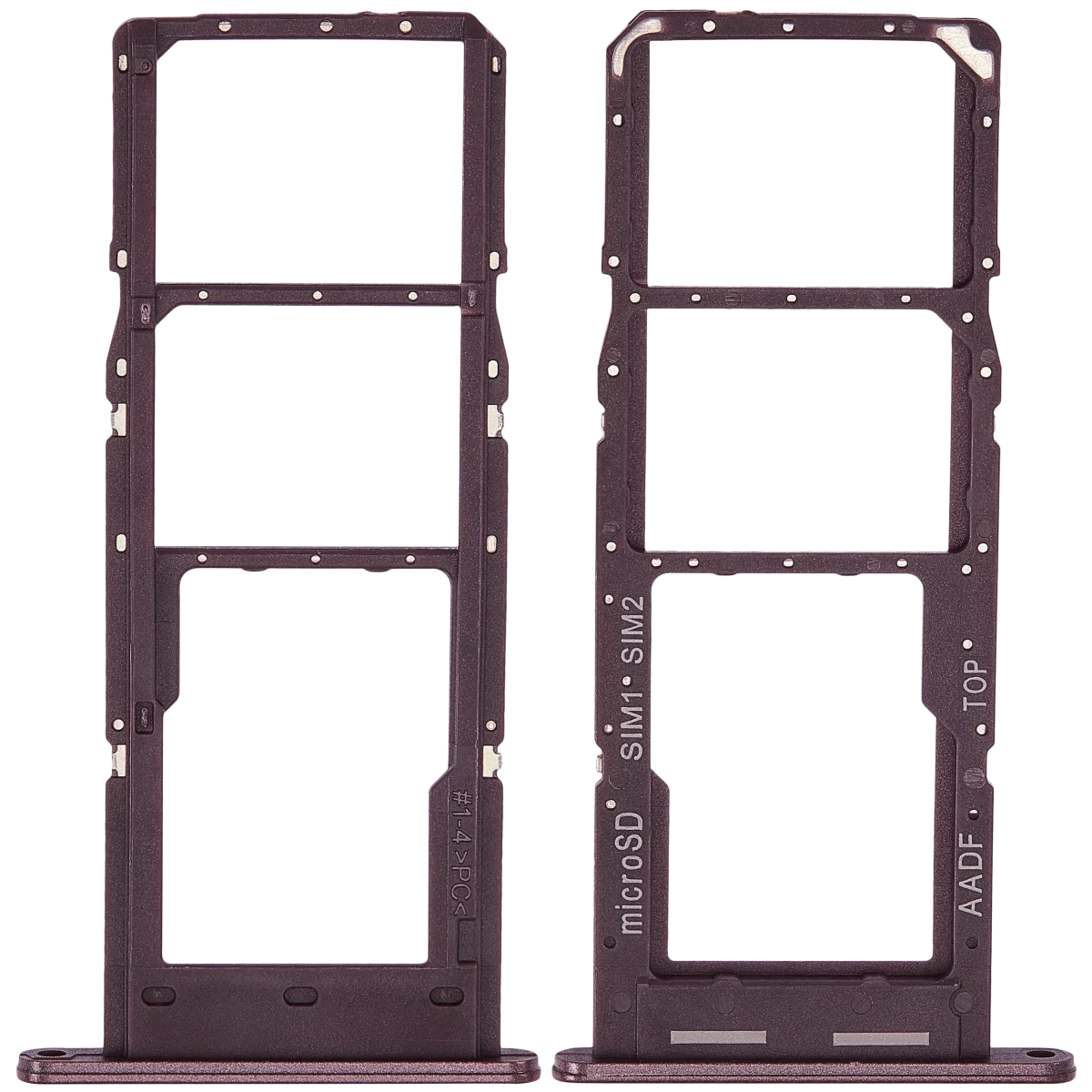 Samsung Galaxy A14 5G İle Uyumlu İle Uyumlu Çift Sim Kart Tepsisi (A146F 2023) (Koyu Kırmızı) - Görsel 2