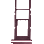 Samsung Galaxy A14 5G İle Uyumlu İle Uyumlu Çift Sim Kart Tepsisi (A146F 2023) (Koyu Kırmızı)