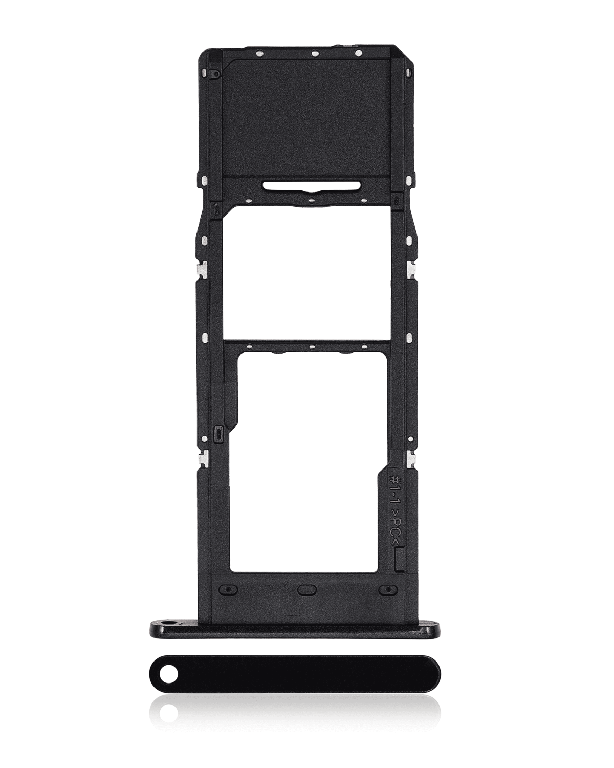 Samsung Galaxy A14 5G İle Uyumlu İle Uyumlu Tek Sim Kart Tepsisi (A146F 2023) (Siyah)