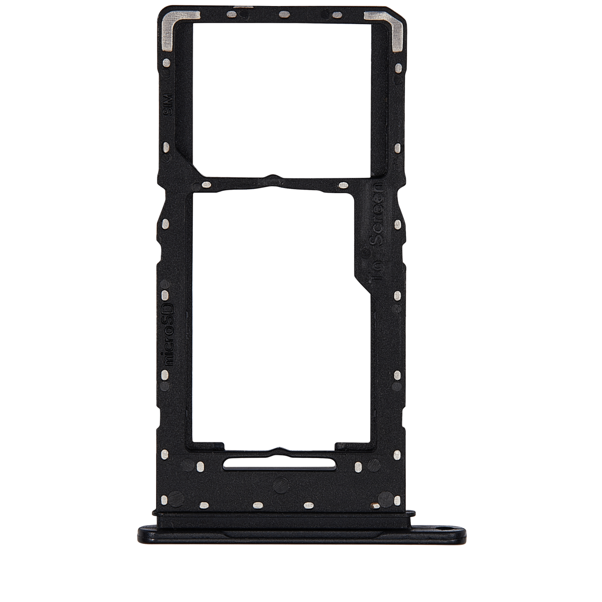 Samsung Galaxy A14 5G İle Uyumlu İle Uyumlu Tek Sim Kart Tepsisi (A146U 2023) (Siyah) - Görsel 3