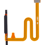 Samsung Galaxy A14 İle Uyumlu (A145B 2023) (Siyah) Flex Kablolu Parmak İzi Okuyucu