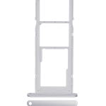 Samsung Galaxy A14 İle Uyumlu Çift Sim Kart Tepsisi (A145F) (Gümüş)