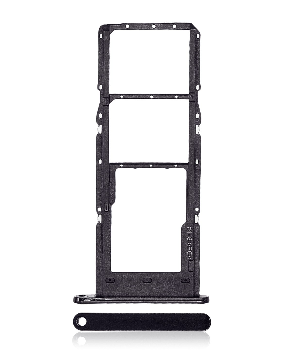 Samsung Galaxy A14 İle Uyumlu Çift Sim Kart Tepsisi (A145F) (Siyah) - Görsel 6