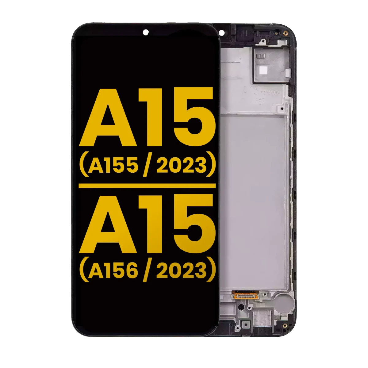 Samsung Galaxy A15 4G İle Uyumlu (A155 2023) A15 5G (A156 2023) Orijinal (Tüm Renkler) Çerçeveli ekran Orijinal Ekranı - Görsel 3