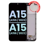 Samsung Galaxy A15 4G İle Uyumlu Çerçeveli ekran Orijinal Ekranı (A155 2023) A15(A156 2023)(Servis Paketi)(Tüm Renkler)