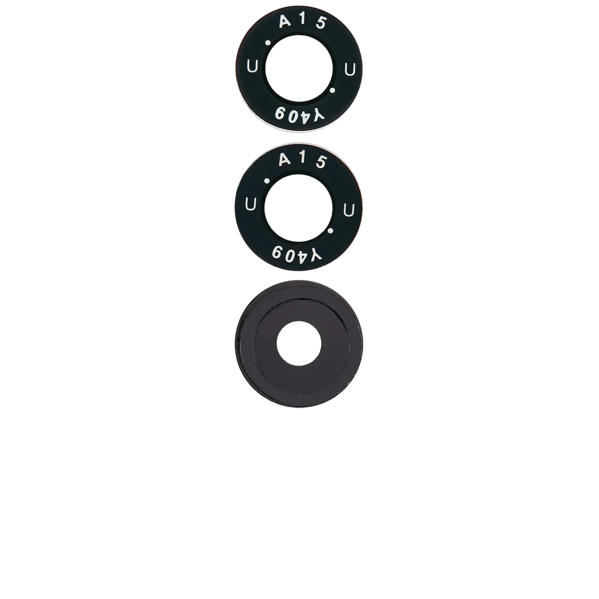 Samsung Galaxy A15 5G İle Uyumlu Arka Kamera Lensi (Sadece Cam) Yapışkanlı (A155 2023) A15 5G (A156 2023) (3 Parça Set) - Görsel 2