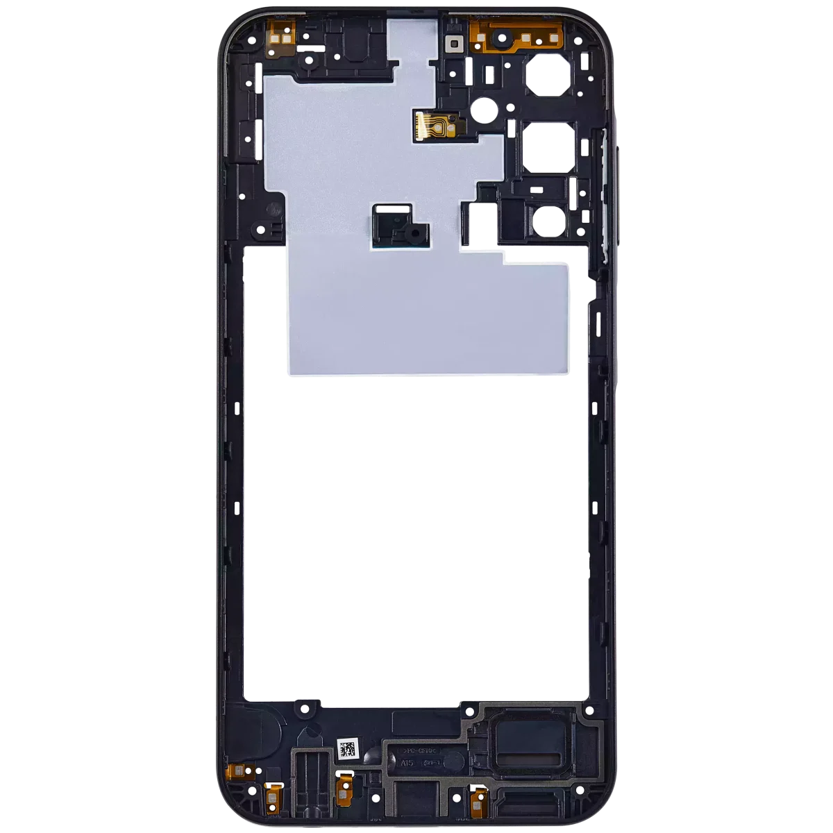 Samsung Galaxy A15 5G İle Uyumlu  Orta Çerçeve Kasası (A156 2023) (Brave Black) - Görsel 4