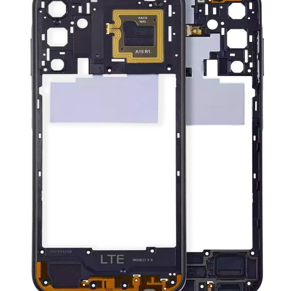 Samsung Galaxy A15 5G İle Uyumlu  Orta Çerçeve Kasası (A156 2023) (Brave Black)