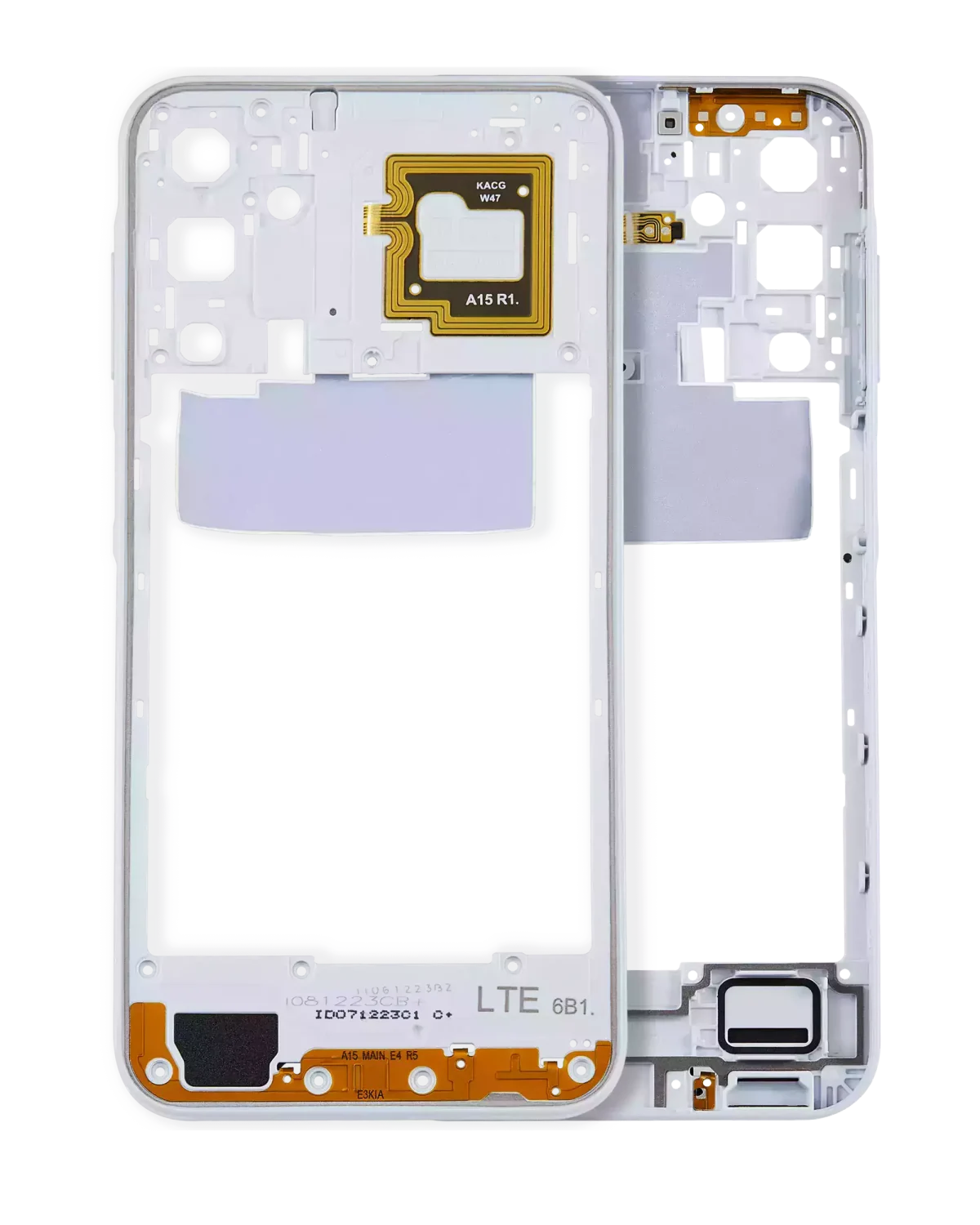 Samsung Galaxy A15 5G İle Uyumlu  Orta Çerçeve Kasası (A156 2023) (Büyüleyici Mavi)