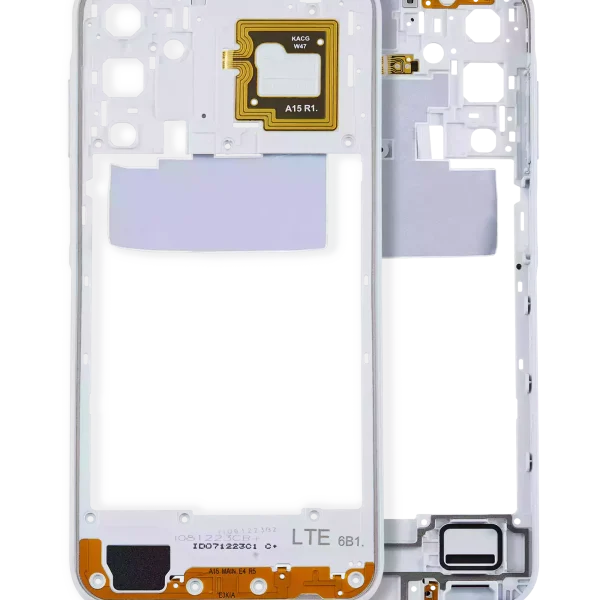 Samsung Galaxy A15 5G İle Uyumlu  Orta Çerçeve Kasası (A156 2023) (Büyüleyici Mavi)