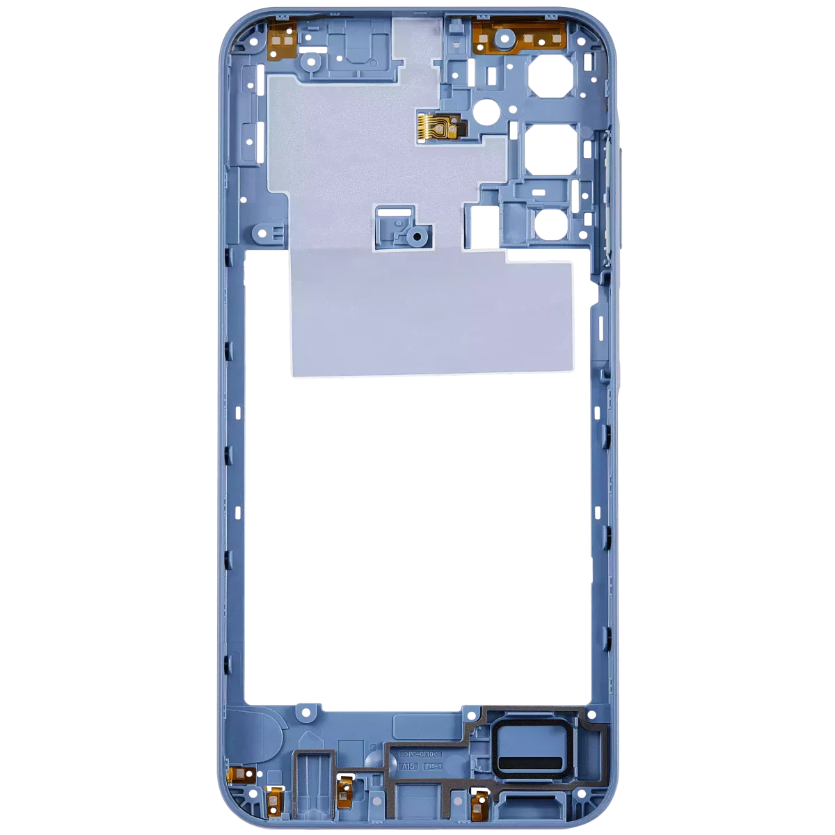 Samsung Galaxy A15 5G İle Uyumlu  Orta Çerçeve Kasası (A156 2023) (İyimser Mavi) - Görsel 4