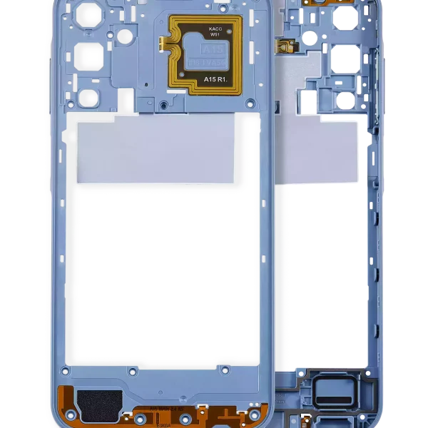 Samsung Galaxy A15 5G İle Uyumlu  Orta Çerçeve Kasası (A156 2023) (İyimser Mavi)