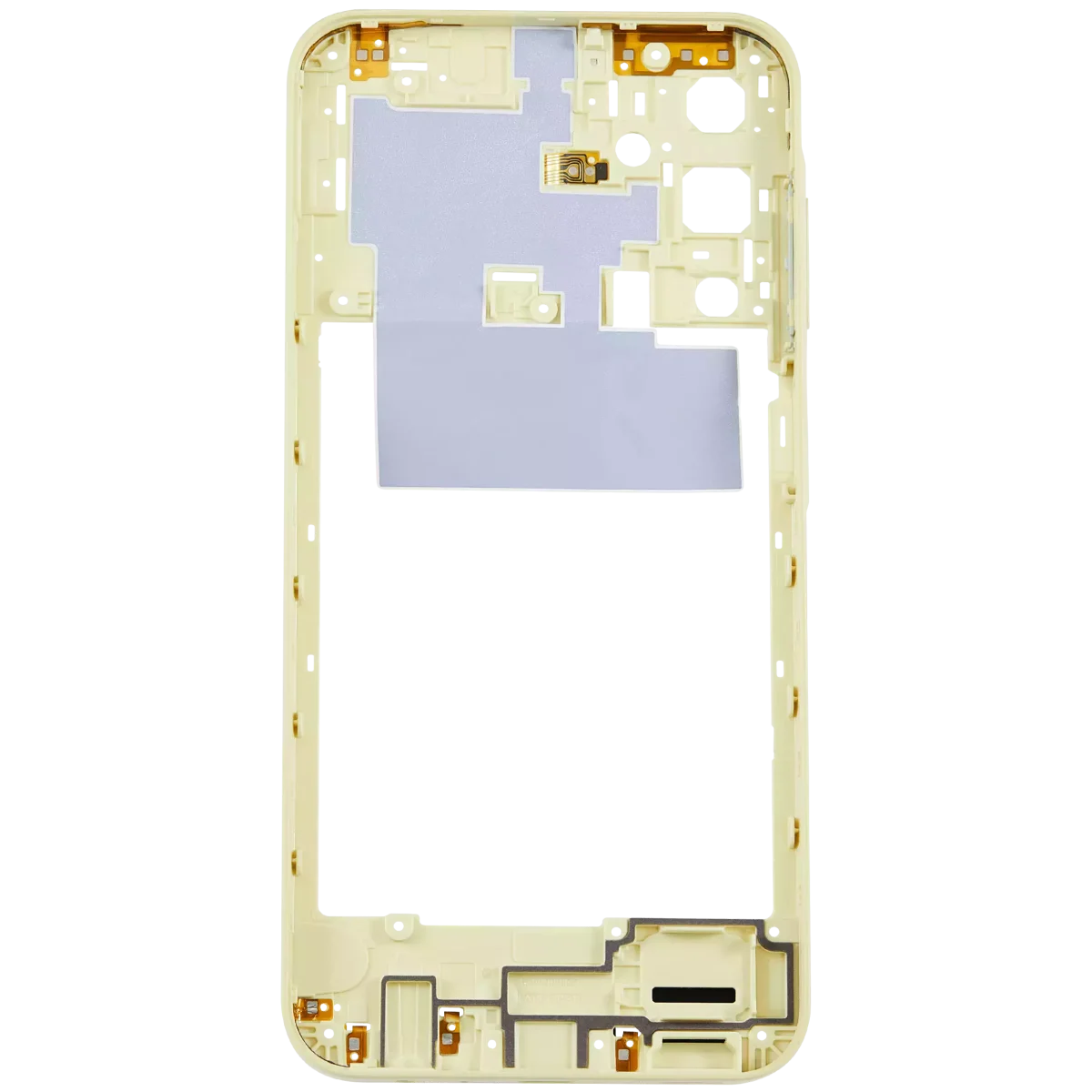 Samsung Galaxy A15 5G İle Uyumlu  Orta Çerçeve Kasası (A156 2023) (Kişilik Sarısı) - Görsel 5