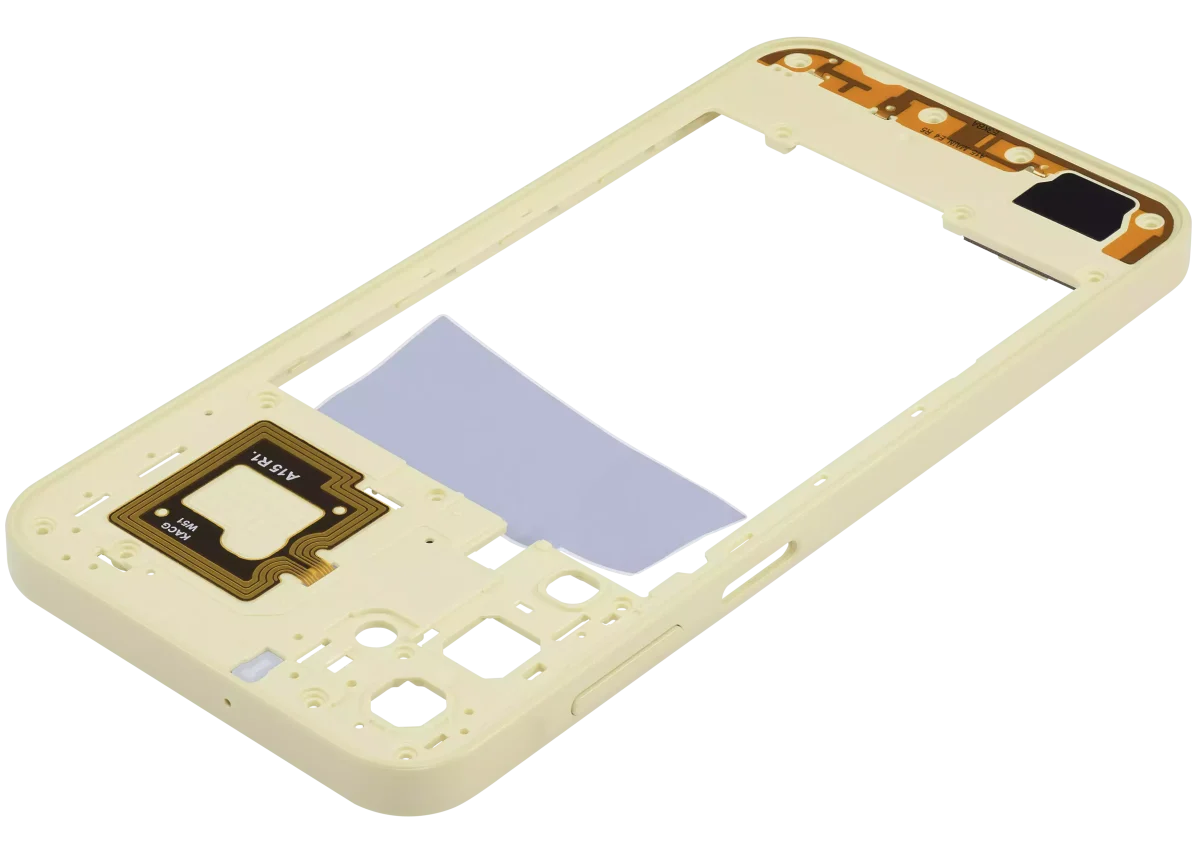 Samsung Galaxy A15 5G İle Uyumlu  Orta Çerçeve Kasası (A156 2023) (Kişilik Sarısı) - Görsel 6
