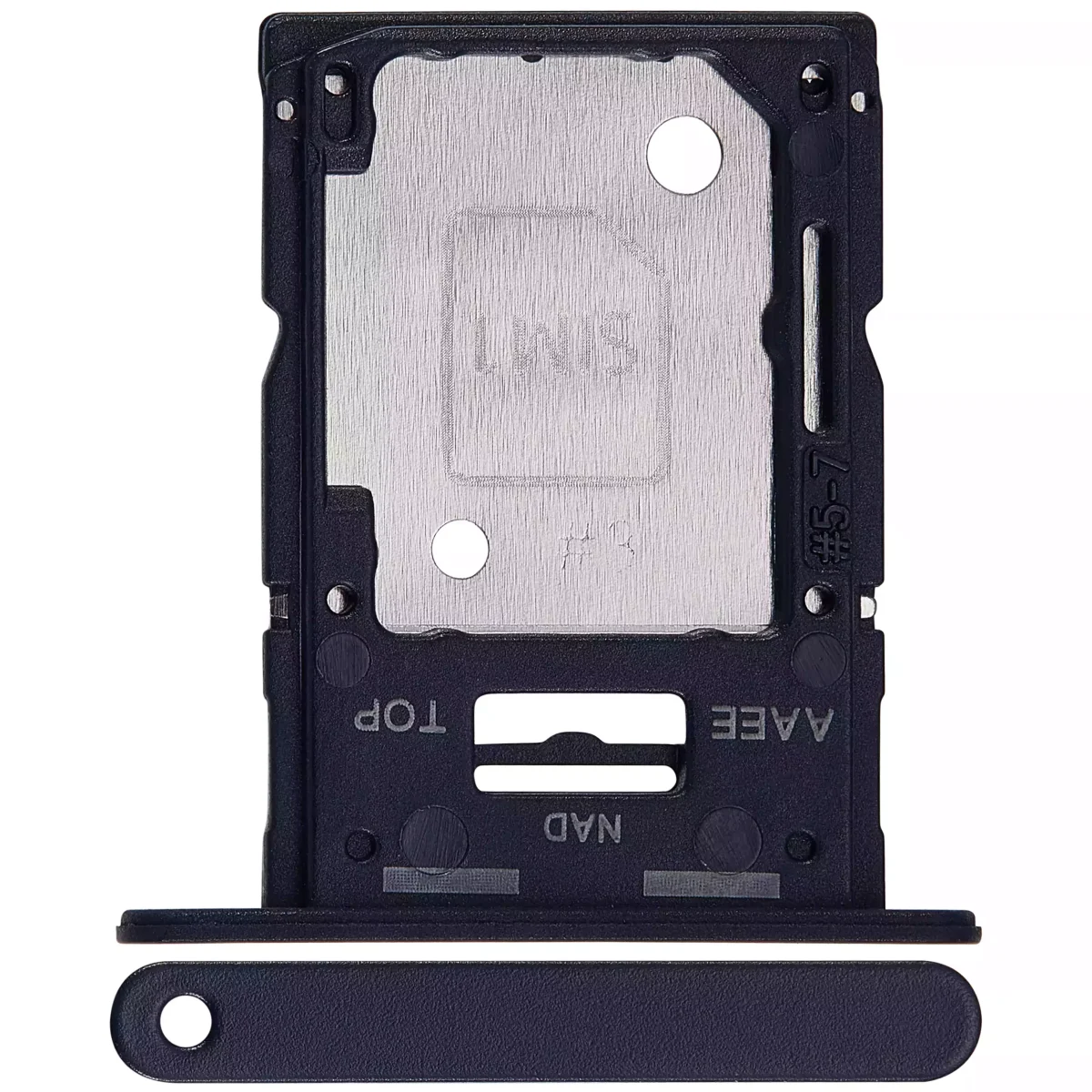Samsung Galaxy A15 İle Uyumlu Çift Sim Kart Tepsisi (A155 2023) (Brave Black)