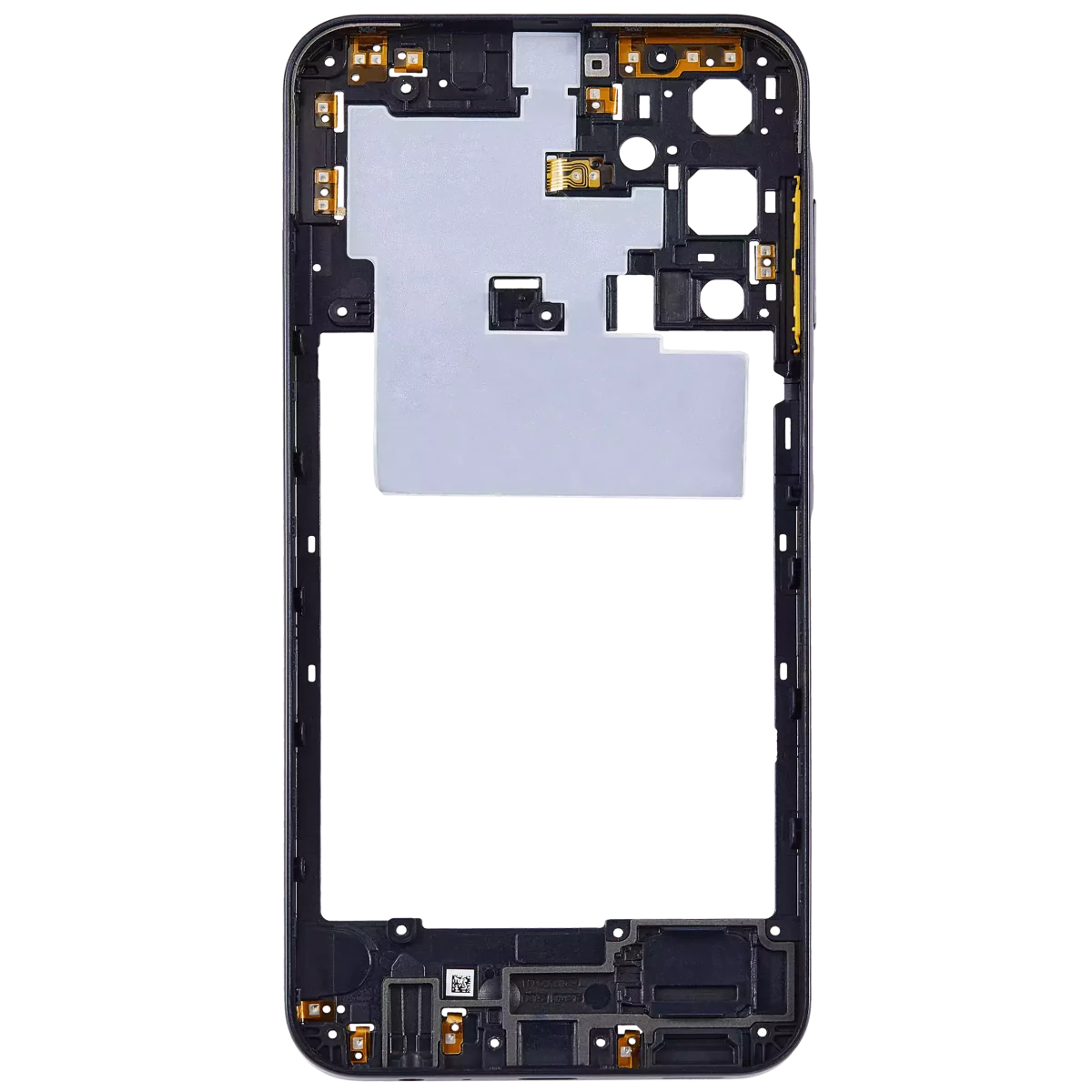 Samsung Galaxy A15 İle Uyumlu  Orta Çerçeve Kasası (A155 2023) (Brave Black) - Görsel 4