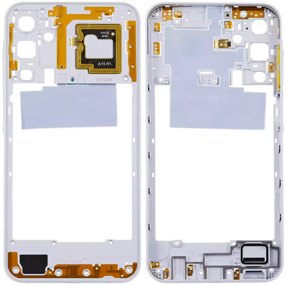 Samsung Galaxy A15 İle Uyumlu  Orta Çerçeve Kasası (A155 2023) (Büyülü Mavi) - Görsel 2